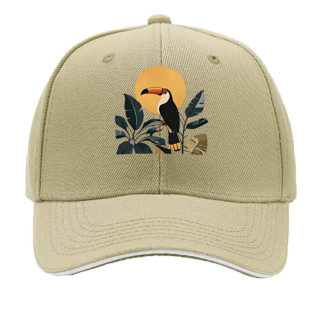 Unisexs Funny Kookaburra Bird Print Adjustable Baseball Cap Outdoor Casual Hat Suitable for Sports Sandwich Baseball Cap
