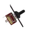 Black Marine Toggle Switch 3 Position Momentary-off-momentary Rocker Switch Panel for Boat Trim Tabs