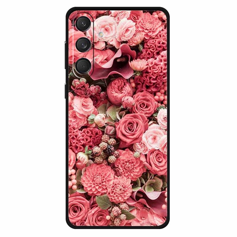 For Samsung M55 5G Case Soft Silicone Lovely Cat Fashion Phone Cover For Samsung Galaxy M55 Cases Bumper on for GalaxyM55 Lion