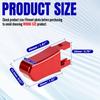 2PCS Car Adjustment Rods Seat Release Lever Knob Latch Handle Side Red Black Aluminum Alloy For Ford Mustang 2005 2006-2014