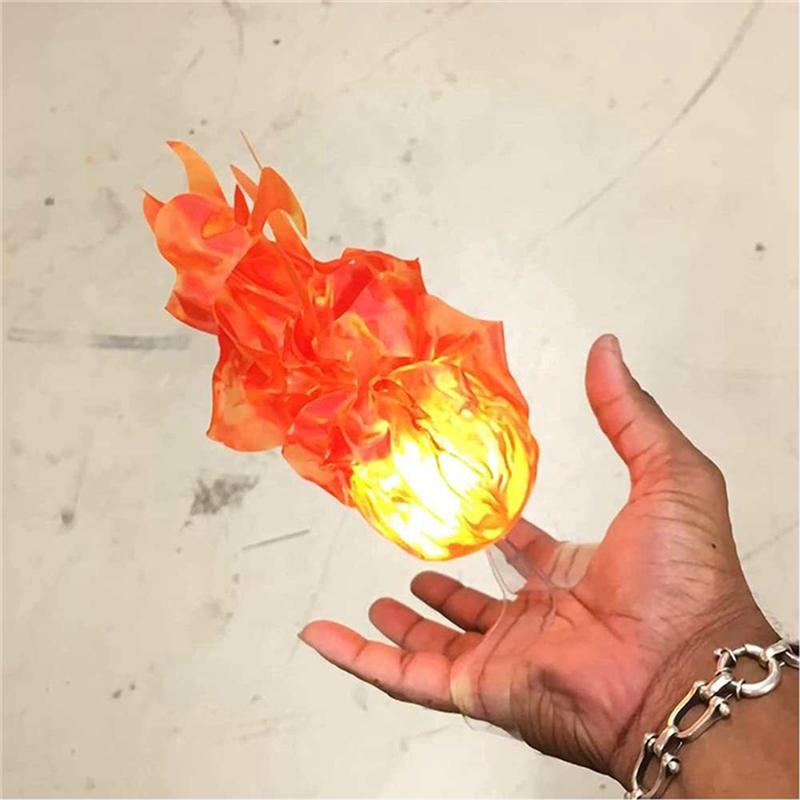 CYCLI-Halloween Magic Fire Ball On The Hand LED Decoration Home Luminous Fireball Exquisite Ornaments Party