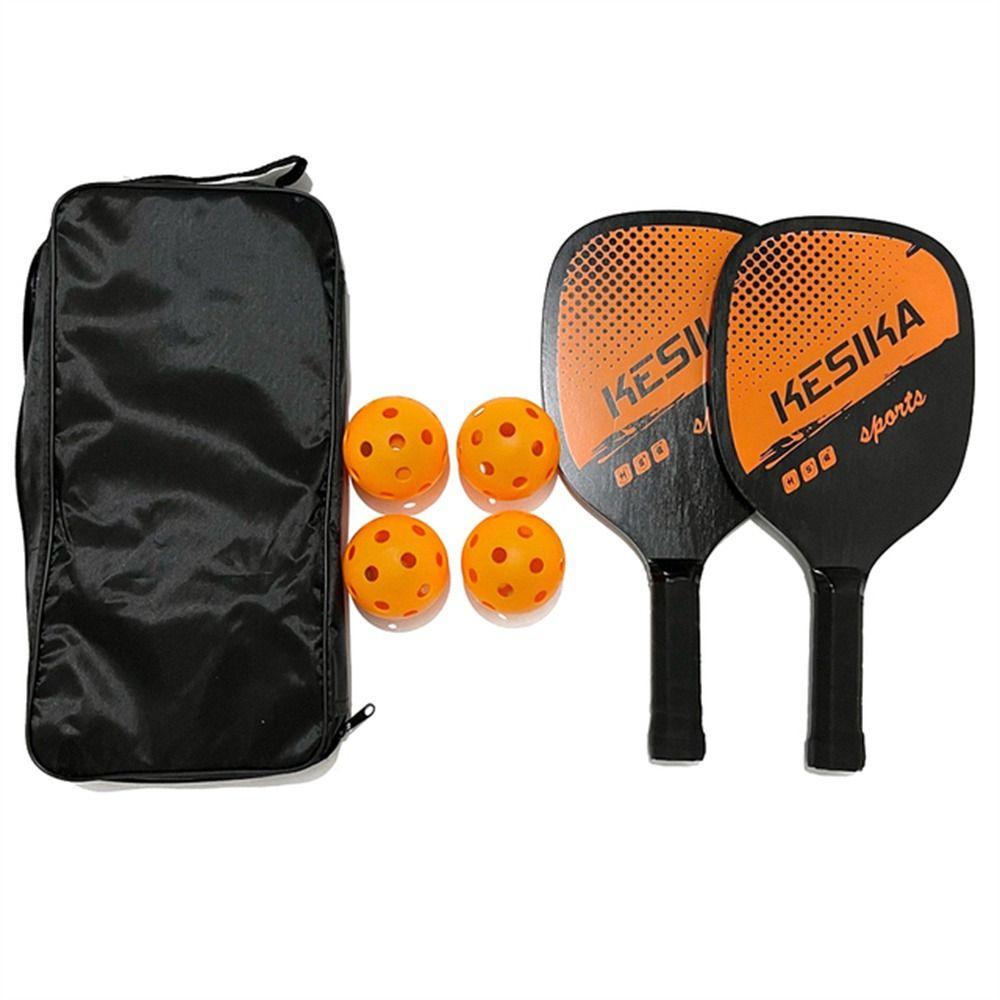 Non-slip Pickle Paddles Rackets Set Poplar Pickleball Paddles Racquet Sports Pickle Paddles  Child