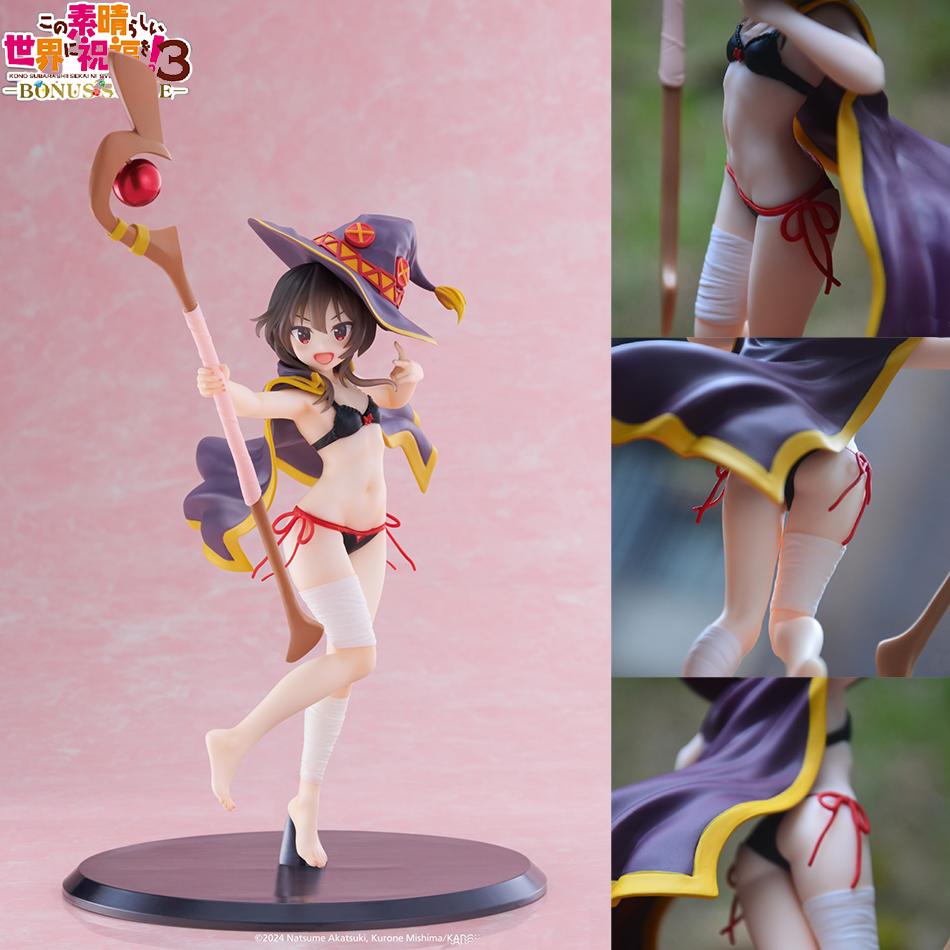 Original KonoSuba: God's Blessing on This Wonderful World! Megumin the Great Mage Swimsuit Beautiful Girl Figure Model Ornament