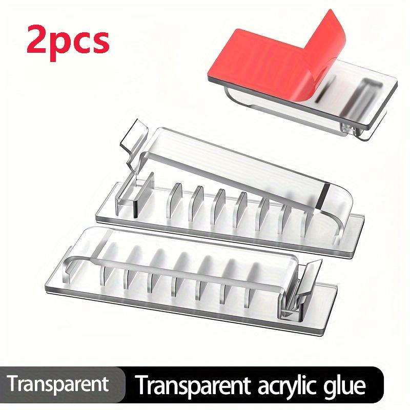Self Adhesive Cable Management Clips-Cable Organizers Wire Clips Cord Holder For Office TV PC Ethernet Cable Under Desk Home