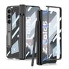 Samsung Z Fold6 Transparent Magnetic Phone Case with Pen Holder