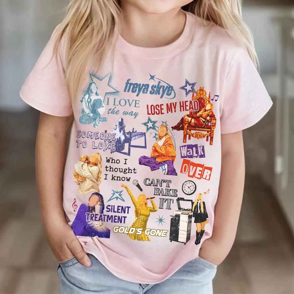 Freya Skye Stars Align Tour Tshirt For Unisex And Unisex Summer Pure Cotton Clothing Fashion Casual Short Sleeved Tshirt Unisex