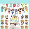 Whimsical Cat Birthday Party Decor Set With Vibrant Banners And Playful Cake Decorations