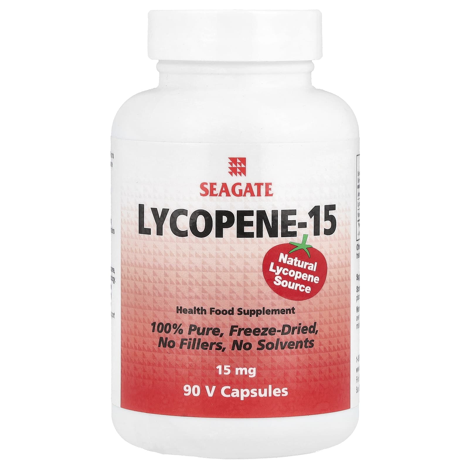 

Lycopene-15, 15Mg, Vcaps 90 Tablets