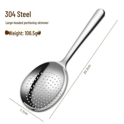 ZISIZ 304 Stainless Steel Serving Slotted Spoon