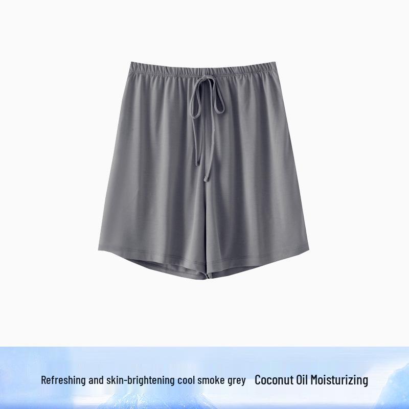 Summer Women's Ice Silk Modal Pajama Shorts - Versatile for Outdoors and Lounging