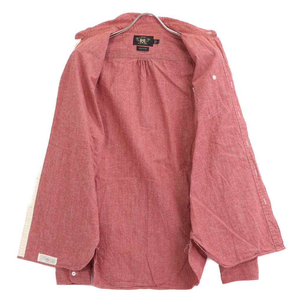 RRL Red Long Sleeve Shirt Tops M RedUsed