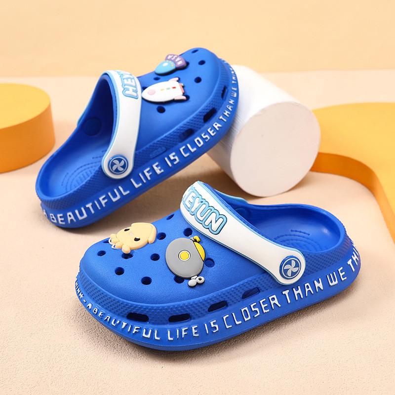 Stylish Eva Lightweight Kids Summer Slipon Sandals With Antislip Soft Sole For Boys