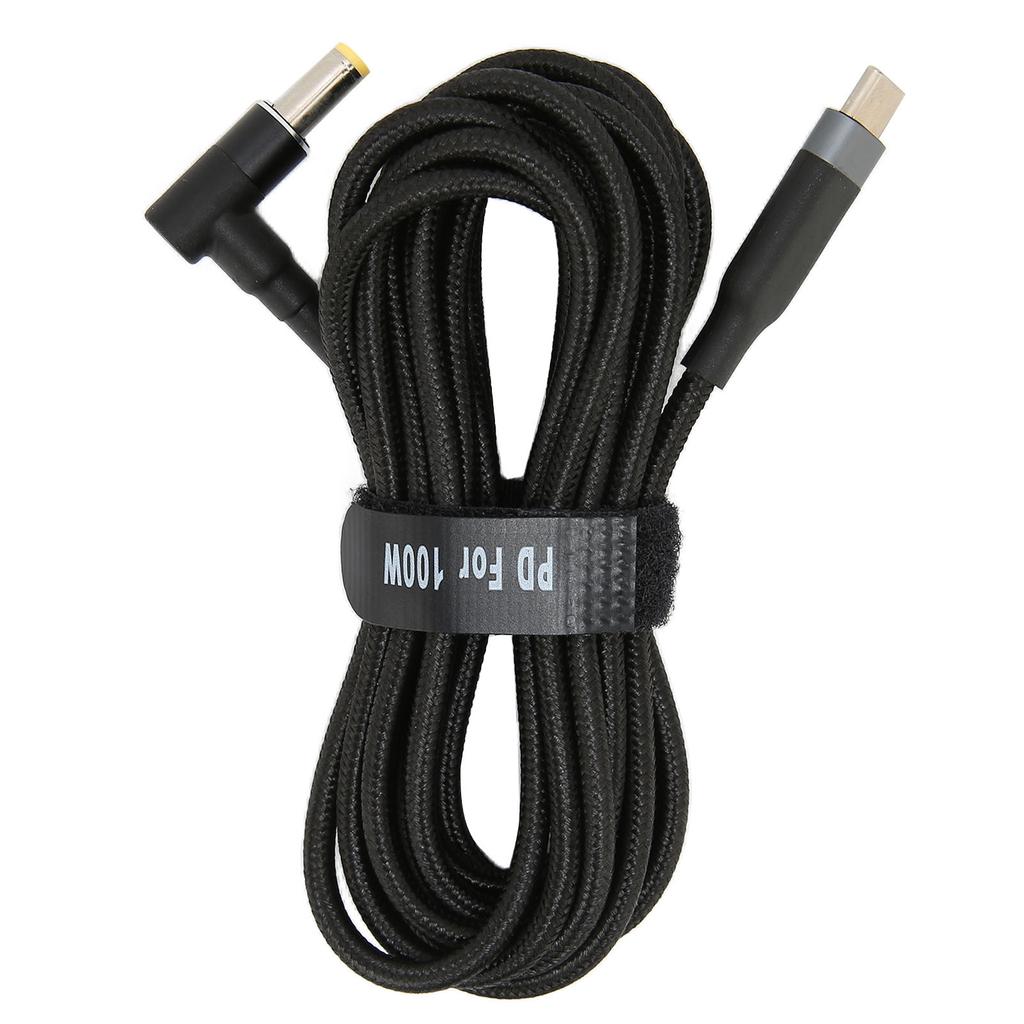 JORINDO Laptop Power Cord PD EMARK Chip 5A 100W Portable Durable Easy Operation Laptop Power Supply