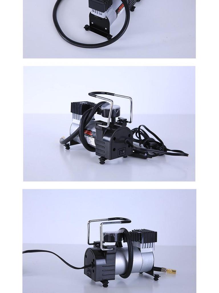 High-Power Portable 12V Car Air Pump with Fast Charging