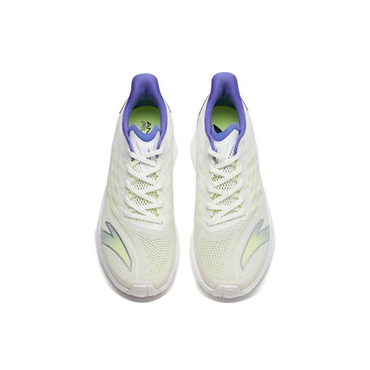 Anta Mach 2.0 Nitrogen Technology Shock Absorption Non-Slip Wear-Resistant Low-Top Running Shoes Men sneaker White Purple 112355583-4