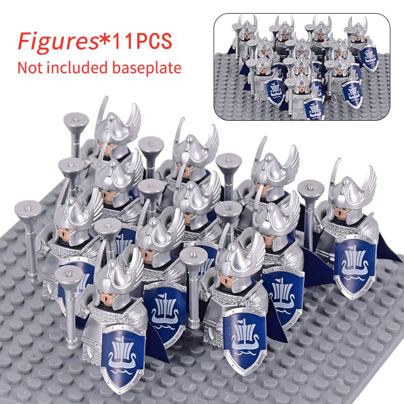 11 buc soldați medievali elfi Rohan Garda Armatei lotr figurine de acțiune mini cărămizi păpușă asambla blocuri de construcție MOC jucării DIY pentru cadouri pentru copii