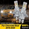 2PC H4 LED Powerful Lights CANBUS 200W Hi/Lo Beam For Chevrolet Beat 2018 2019 2020 Headlight Bulb 12V 6000K Bright Lights