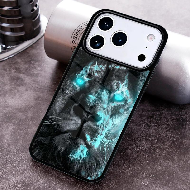 King Lion Roaring Phone Case for iPhone 17 16 15 Pro Max Air 14 13 12 11 Plus Shockproof Cover