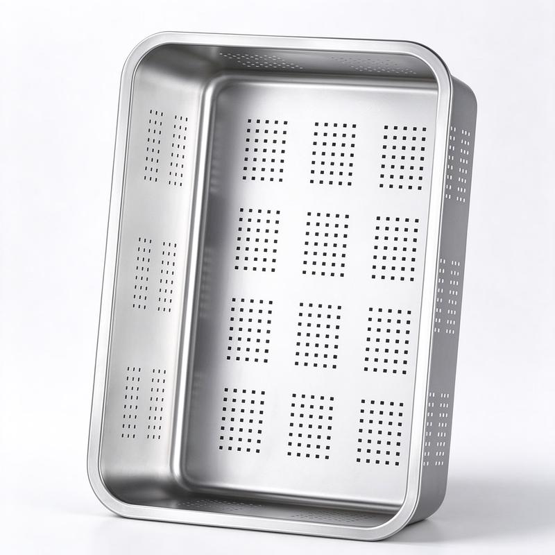 Shaoshan Stainless Steel Rectangular Colander and Drainage Basin