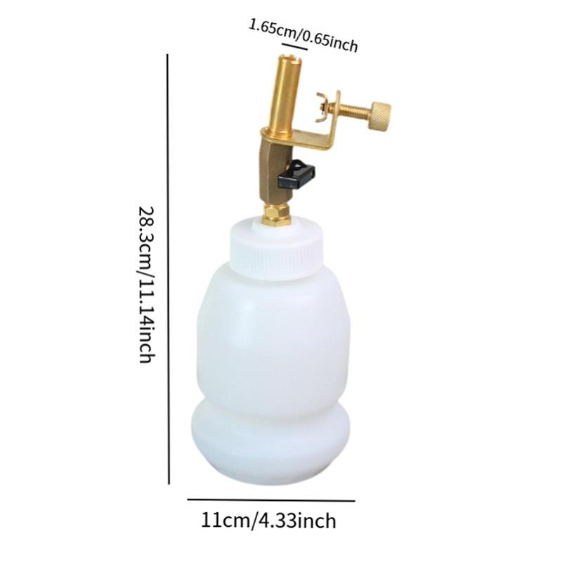 Vehicle Brake Fluid Bleeder 1L Wear Resistant Fittings Multiuse Brake Liquid Supplement Kit Brake Oil Pump Filling Equipment