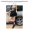 Purely desirable ballet-style sweet cake skirt women's clothing 2026 new high-waisted slimming A-line short skirt with anti-exposure design
