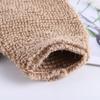 1 Stück Faser-Duschhandschuhe, Peeling-Hautwaschschaum-Handtuch, Massage, Rückendusche, Hanf-Körperreinigungstuch
