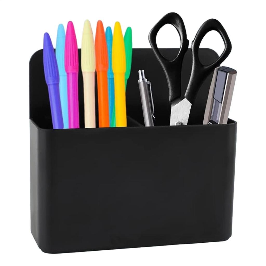1pc Magnetic Pen Holder Organizer for Refrigerator Whiteboard Locker Home Office Supplies Office Supplies