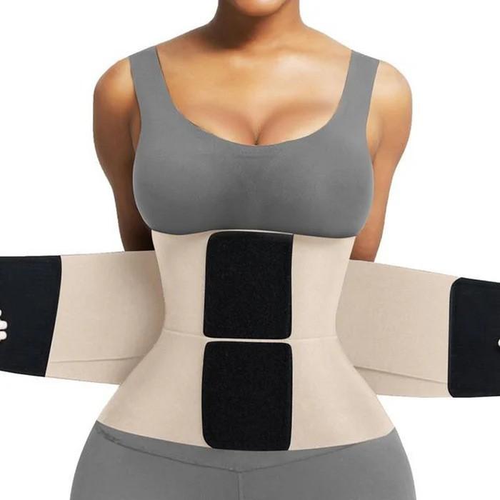 Entrenador de Cintura con Estampado de Leopardo para Mujer Cinturilla de Control de Abdomen Ajustable de Doble Compresión Cinturón Moldeador para Entrenamiento