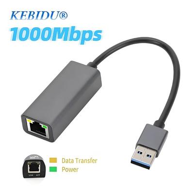 1000Mbps USB-tüüpi C Etherneti adapter Võrgukaart USB-C to RJ45 Lan Gigabit Ethernet Interneti-kaabel MacBook PC jaoks Windows XP 7 8 10 Android