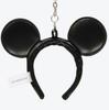Mickey Mouse Headband Keychain Disney Resort Keychain with Souvenir "Tokyo Exclusive" (Leather-Like Studs)