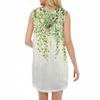 Robe décontractée à col rond et sans manches pour femme, imprimée, à capuche et cordon de serrage