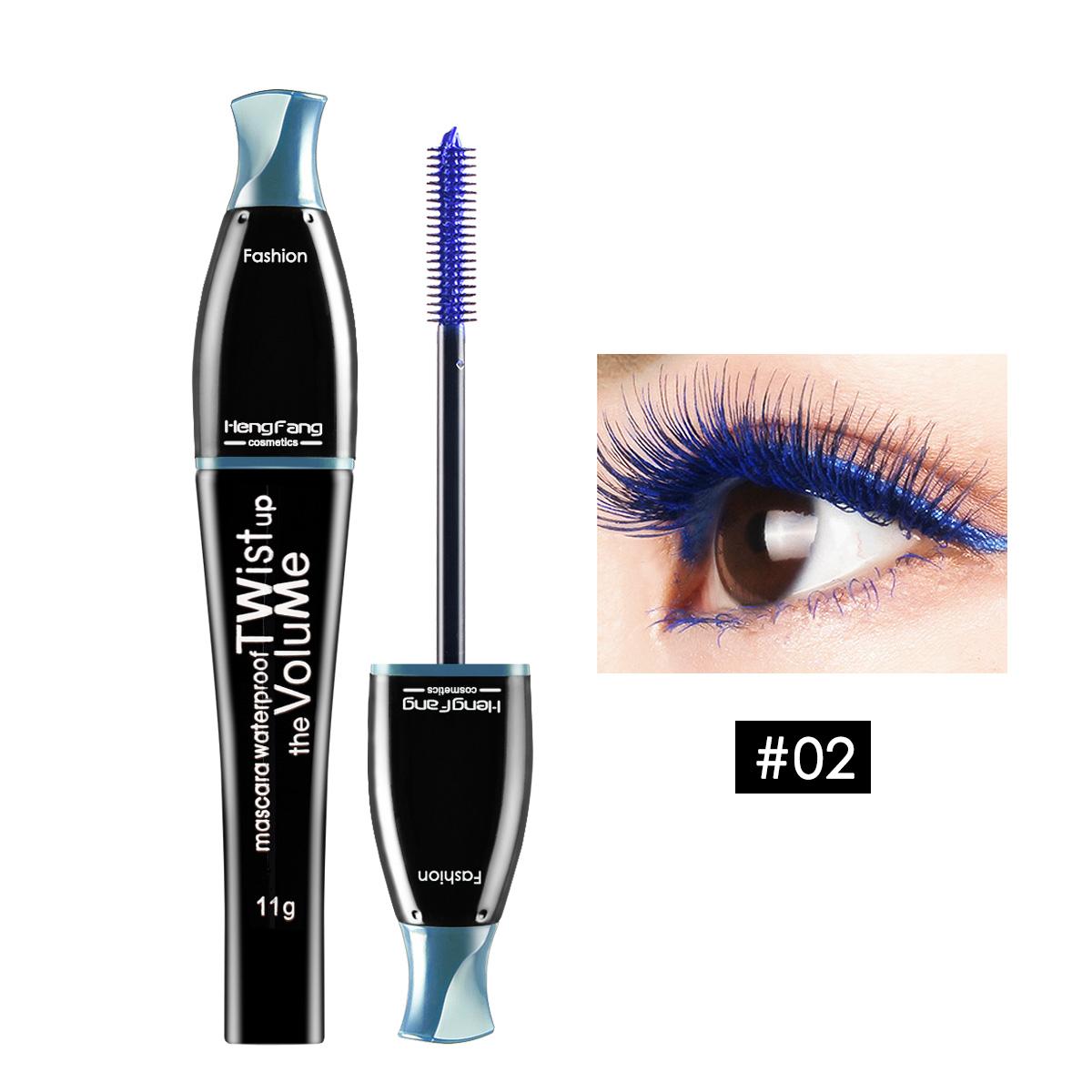 

HengFang Удлиняющая керлинговая тушь для ресниц 4 цвета Водостойкая H6160