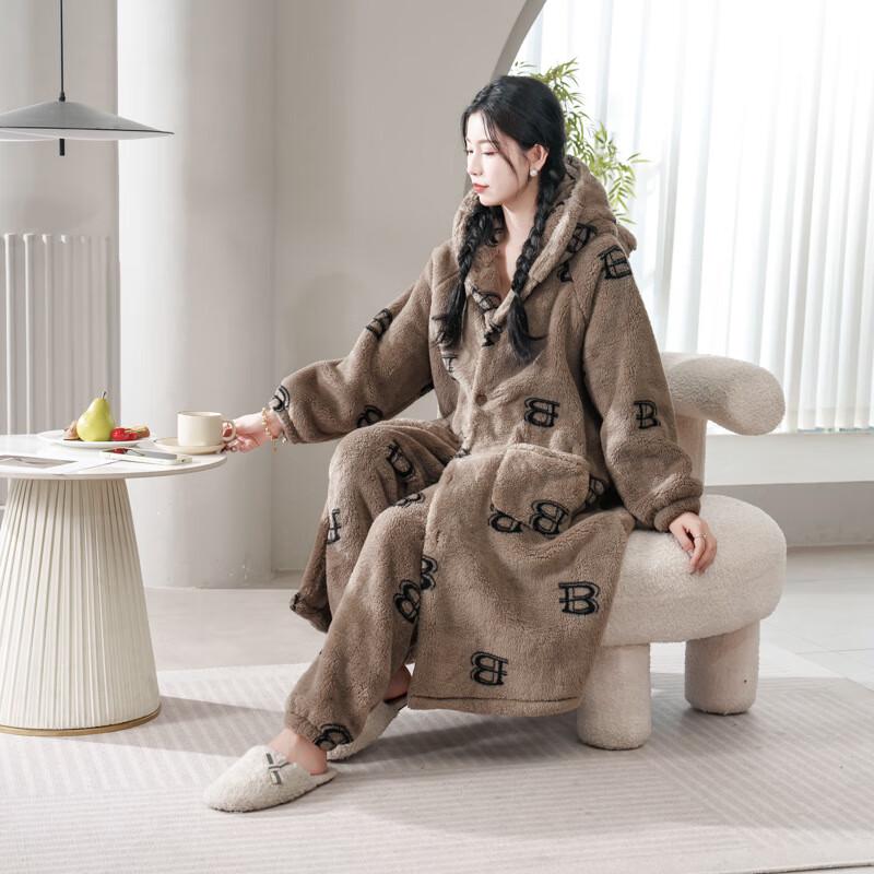 Women's Hooded Fleece Loungewear Set