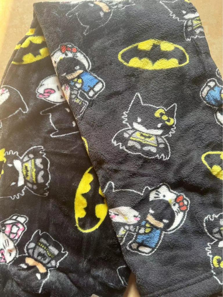 Halloween Cartoon KT Cat Flannel Sleep Pants: Women's Autumn-Winter Plus Velvet Warm Casual Graffiti Homewear.
