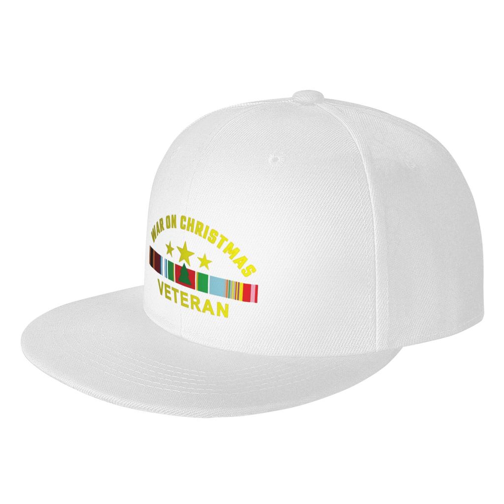 Fashion Christmas Veteran Cap Flat Brim Sun Hat  Street Outings Caps