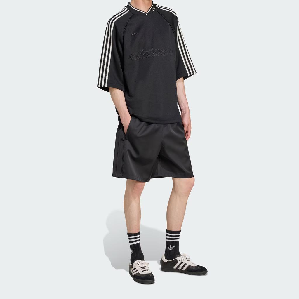 Adidas Originals Premium Jersey Striped Casual Sports Short Sleeve T-Shirt Men Tops JV7601