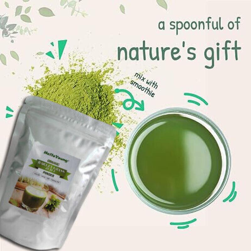 250g Barley Grass Powder, Gluten Free, Non-GMO, Vegan