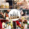Barkeeper-Set, Einsteiger-Schneebecher, Komplettset für den Haushalt, Handgekurbelter Edelstahl-Kannenbereiter, Professionelle Cocktail-Barkeeper-Ausrüstung