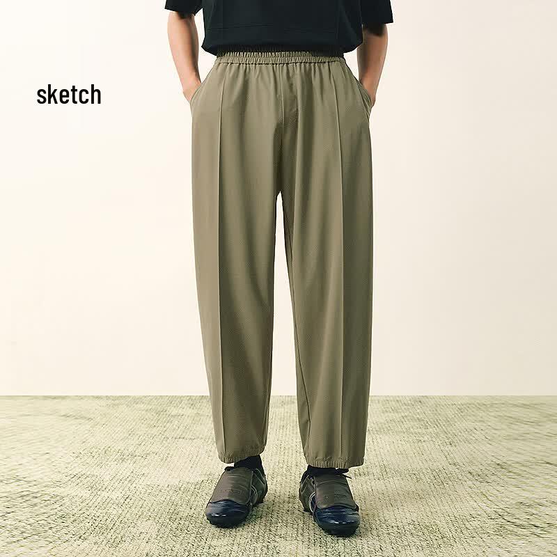 Men s Knitted Loose Fit Jogger Pants M