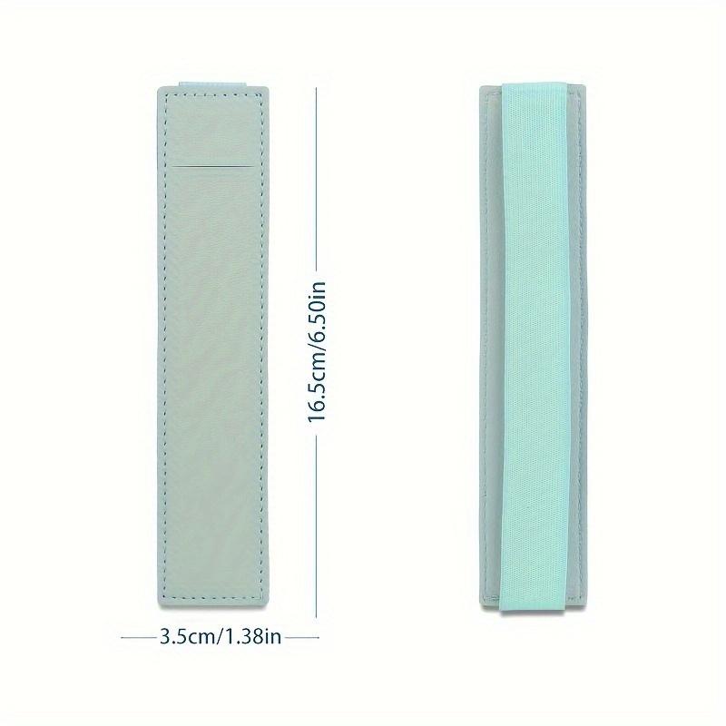 4pcs Adjustable Elastic Band Pen Holder PU Leather Pen Sleeve Pouch Elastic Notebook Pen Holder Detachable