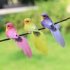 6Pcs Realistic Artificial Feather Birds Simulation Models DIY Decor for Home Garden Gift Giving