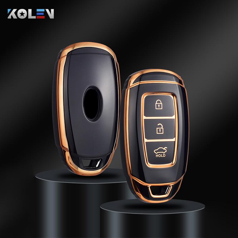 Fashion Tpu Car Remote Key Case Cover Shell Fob For Hyundai I30 Ix25 Elantra Kona Solaris Azera Grandeur Ig Tm Accent Santa Fe