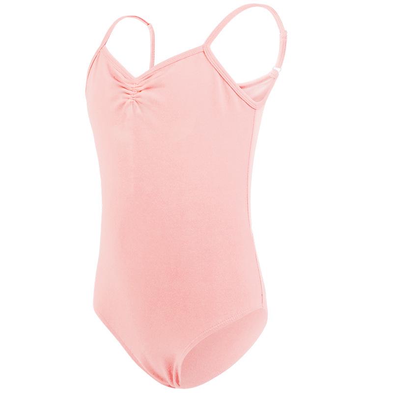 Girls' Summer Spaghetti Strap Leotard Ballet Dance Practice Costume