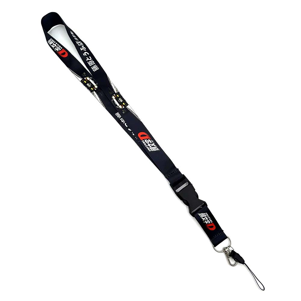 PEHA9 JDM Initial D Japan Racing Car Lanyard Keychain for Honda Civic Toyota AE86 Nissan Mazda JDM Keyring Accessories