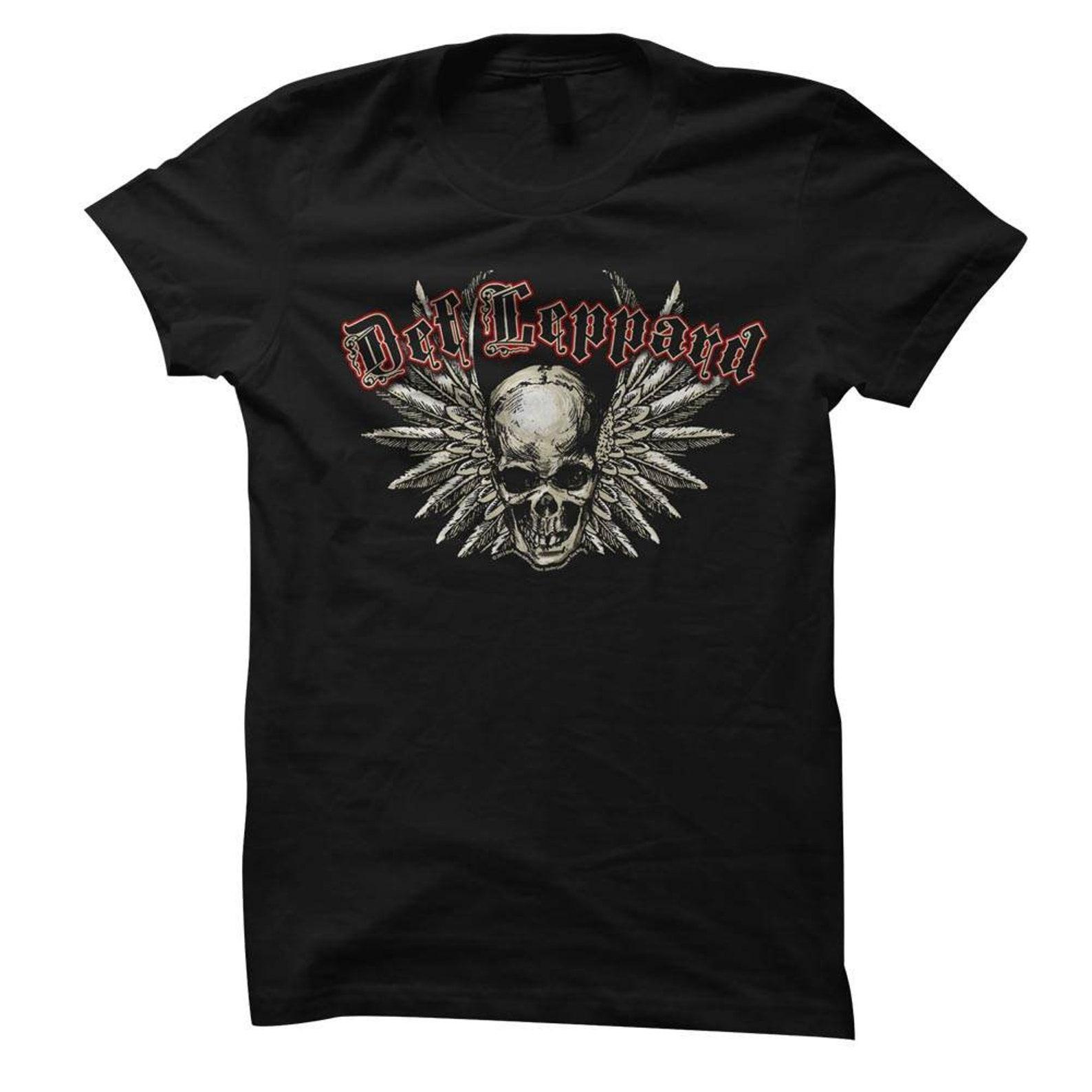 Def Leppard Black Junior Women s T-Shirt S
