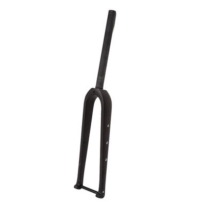 Horquilla Delantera de Bicicleta Fibra de Carbono Abertura 100mm Mate Tubo Recto Horquilla Delantera de Suspensión para Bicicleta para