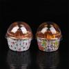 50Pcs/Set Disposable Cupcake Cups Or Lids Disposable Muffin Cups Heat Resistant Glossy Cupcake Liners Diy Baking Supplies