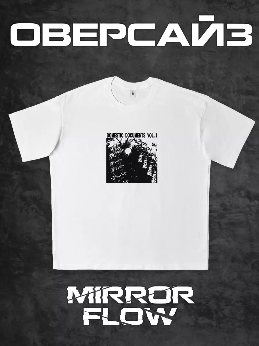 Oversized dark Y2K cat print T-shirt XL