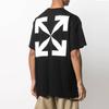 Off-White Monalisa Short-Sleeve Over Tee Black/White Men Tops OMAA038R21JER0011001