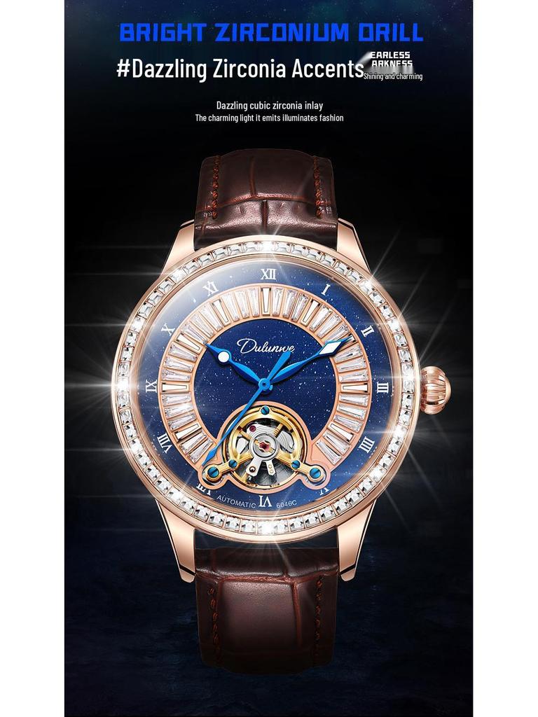 Durham Wei New Swan 2025 Herren Mechanische Uhr - Vollautomatisch, Wasserdicht, Leuchtend, High-End Design